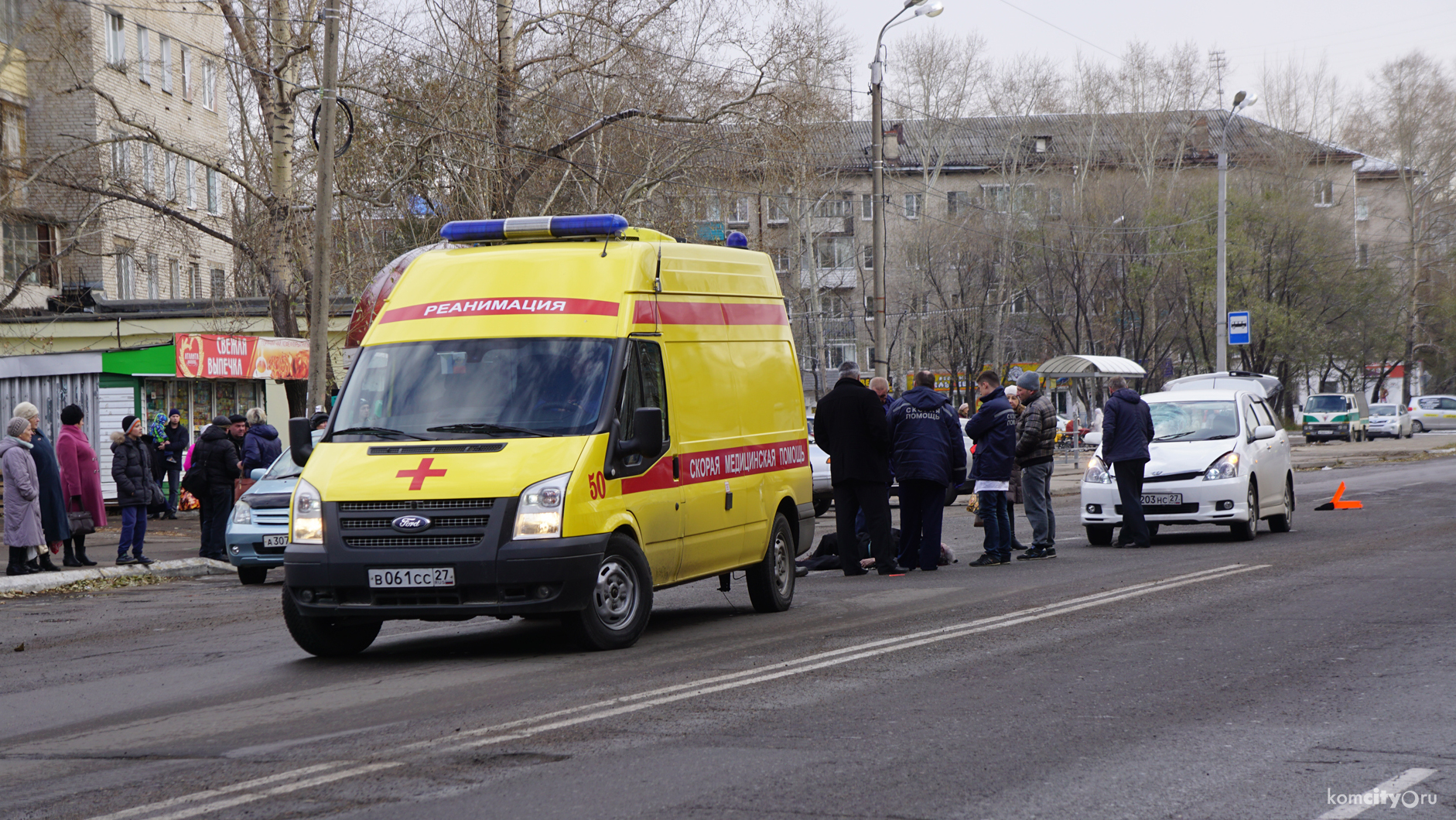 В Комсомольске-на-Амуре на проспекте Октябрьском насмерть сбили пешехода