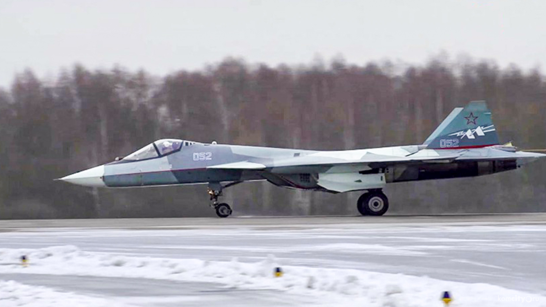 Построенный в Комсомольске-на-Амуре Су-57 прибыл в Сирию для боевых испытаний