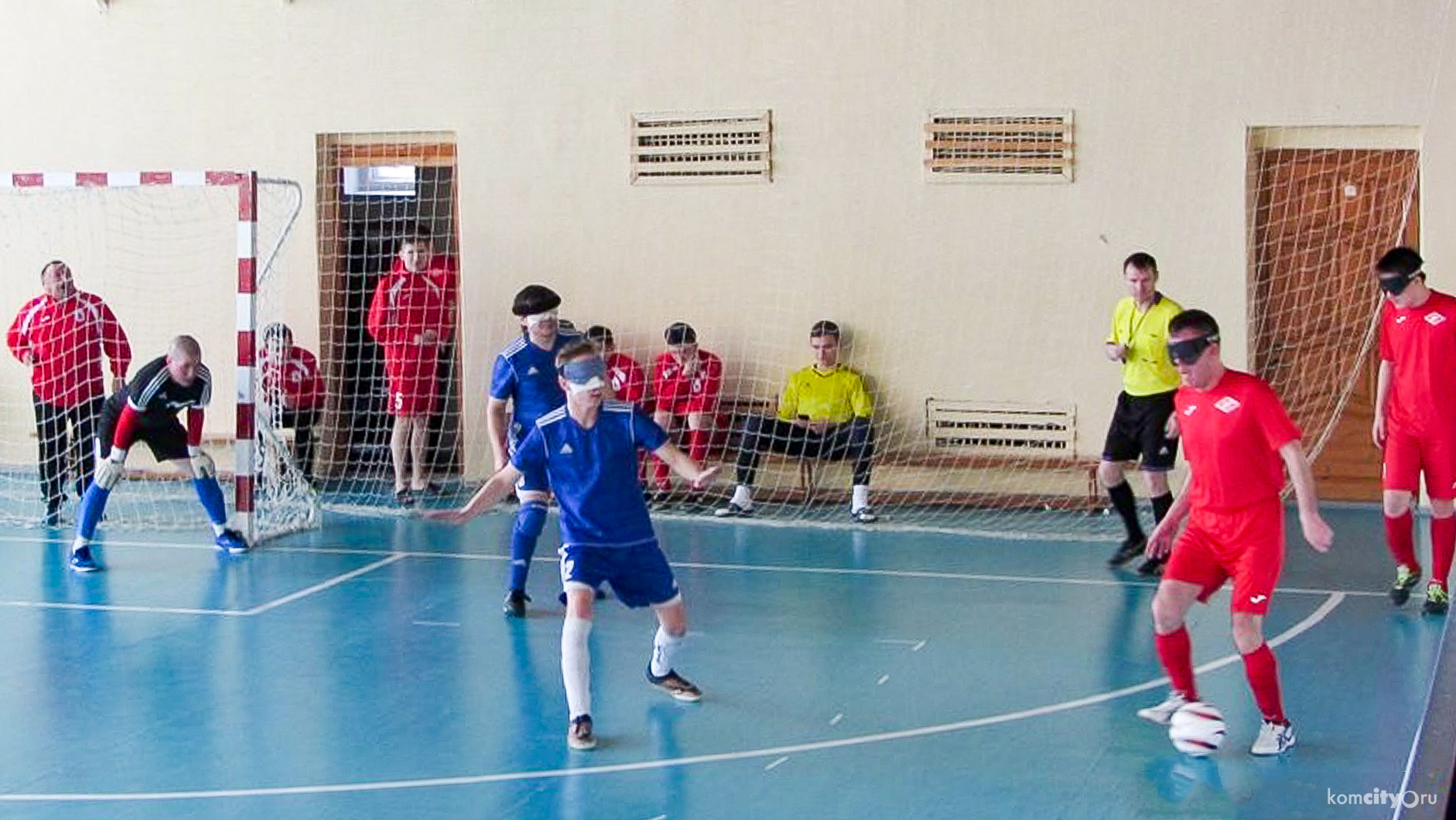 Слепой спортсмен из Комсомольска-на-Амуре принял участие во всероссийском турнире по мини-футболу
