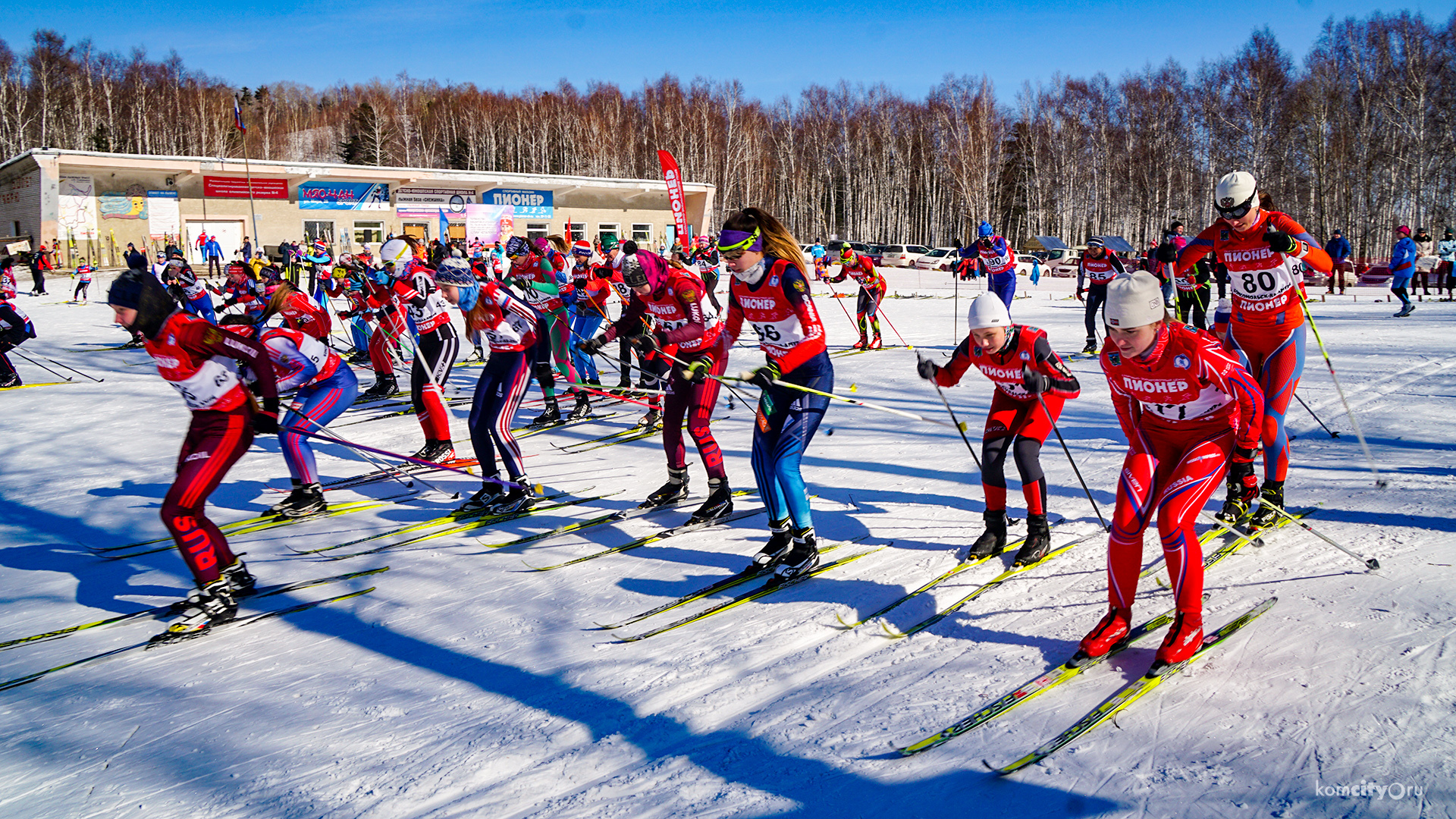  Лыжники из Комсомольска, Амурск аи Солнечного приняли участие в соревнованиях по скиатлону 