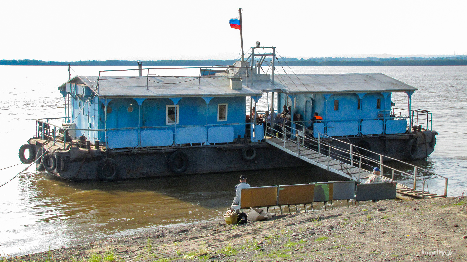 Начало пассажирских теплоходных перевозок из Комсомольска-на-Амуре отложено из-за низкого уровня воды 