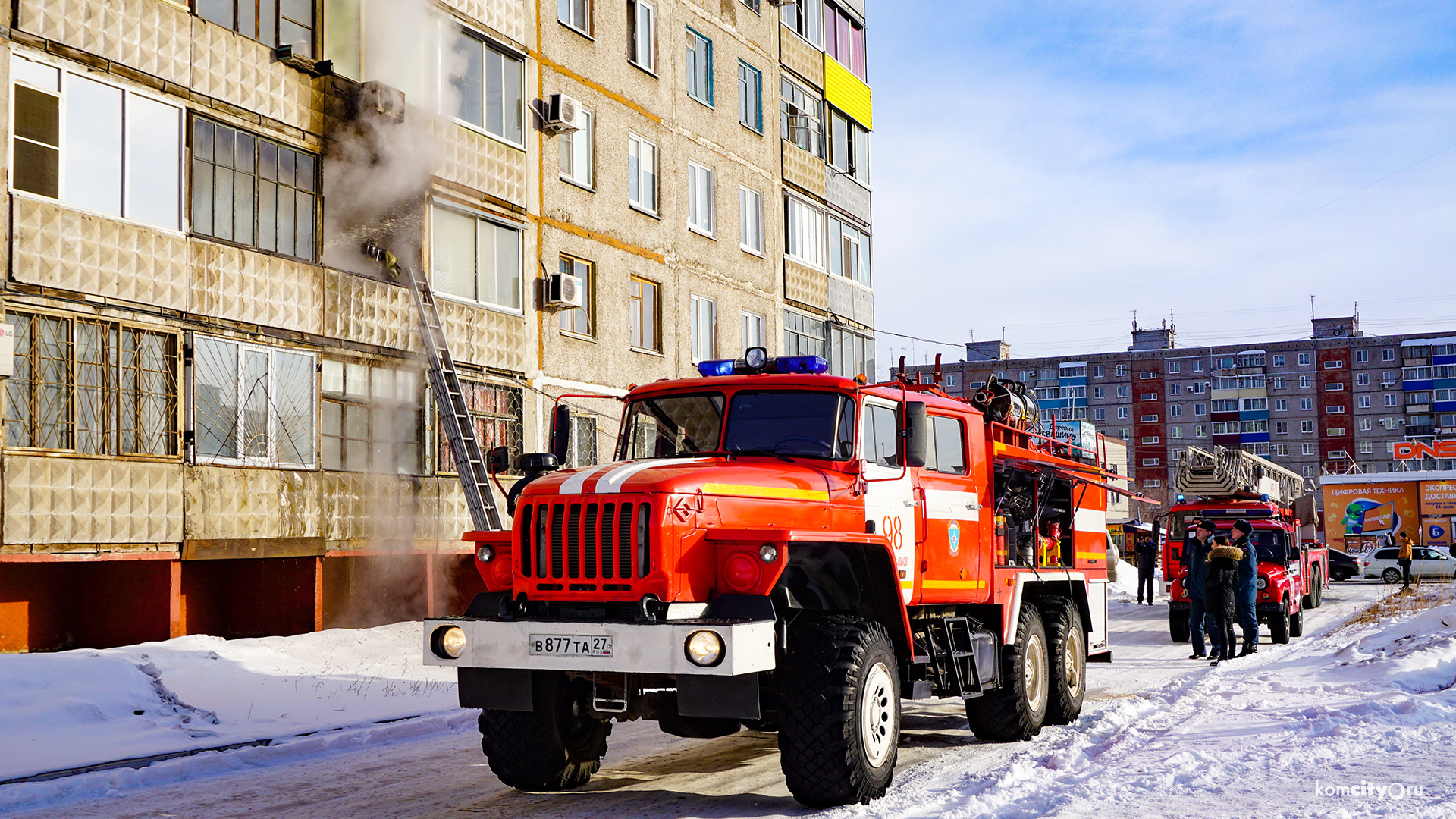 С начала года в Комсомольске-на-Амуре потушили почти 300 пожаров