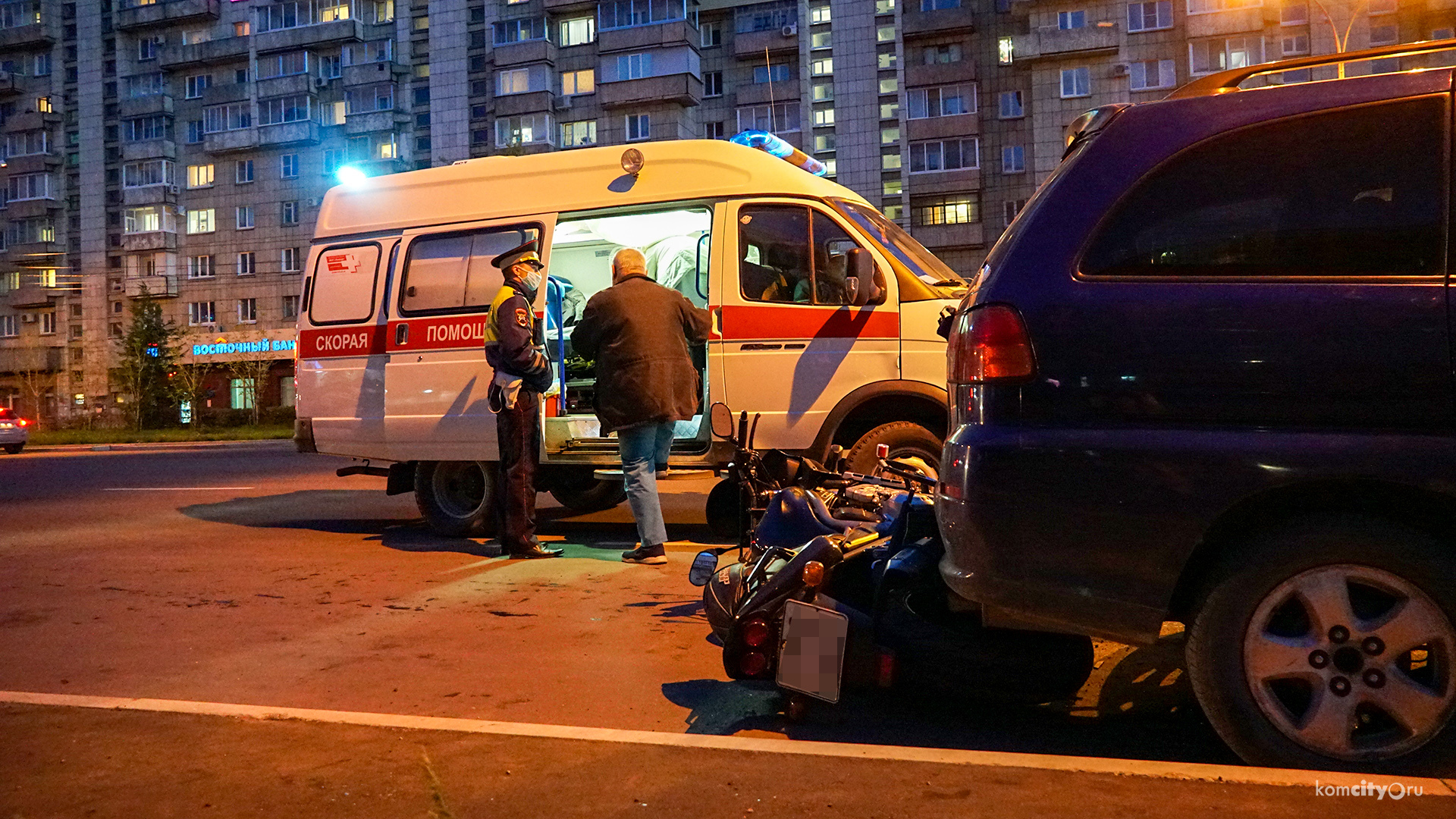 Мотобоулинг в Комсомольске-на-Амуре: в ДТП получили травмы два мотоциклиста