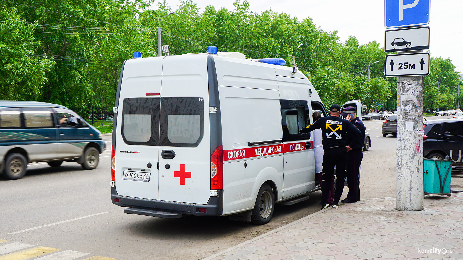Пьяный водитель проехал на красный и сбил ребёнка в Комсомольске-на-Амуре