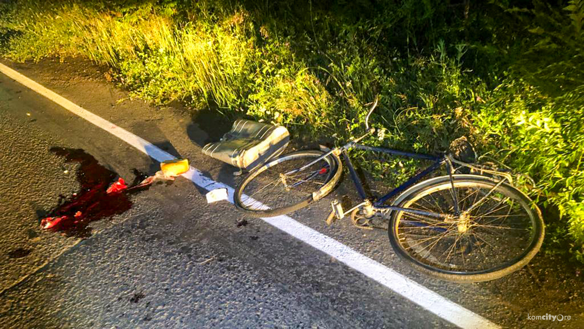 ГИБДД разыскивает водителя, сбившего велосипедиста на трассе Комсомольск-на-Амуре — Галичный