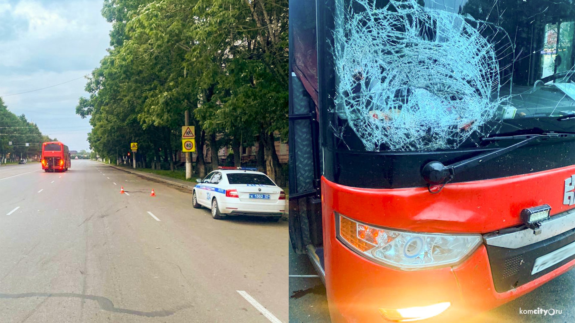 Дело водителя междугородного автобуса, насмерть сбившего пешехода в Комсомольске-на-Амуре, дошло до суда