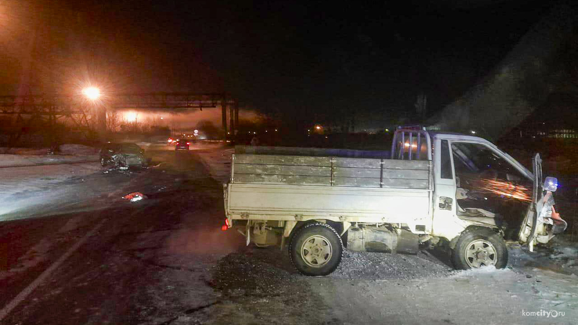 Всего одна авария с пострадавшим случилась в Комсомольске-на-Амуре за первую неделю года