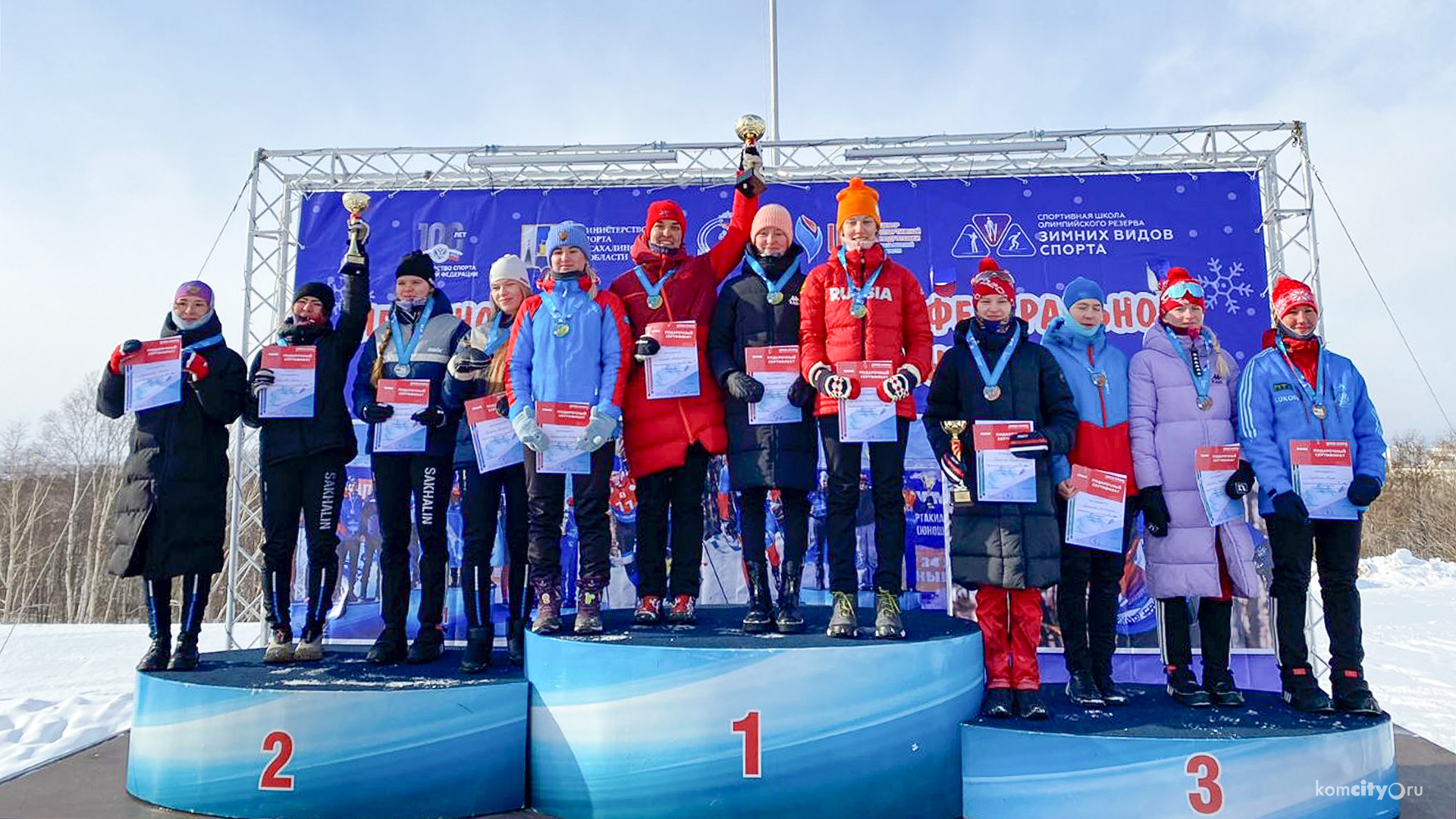 Комсомольские лыжники помогли сборной края одержать победу на дальневосточном первенстве
